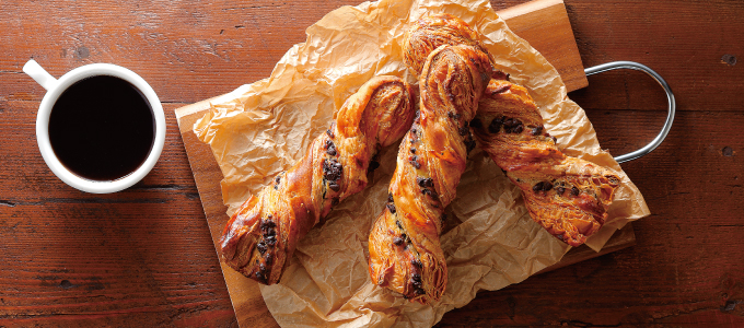 チョコカスタードパイ