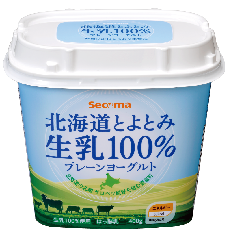 北海道とよとみ生乳100%プレーンヨーグルト